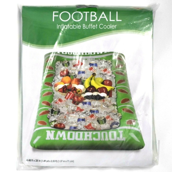 Football Field Inflatable Cooler Super Bowl Party - Picture 3 of 4